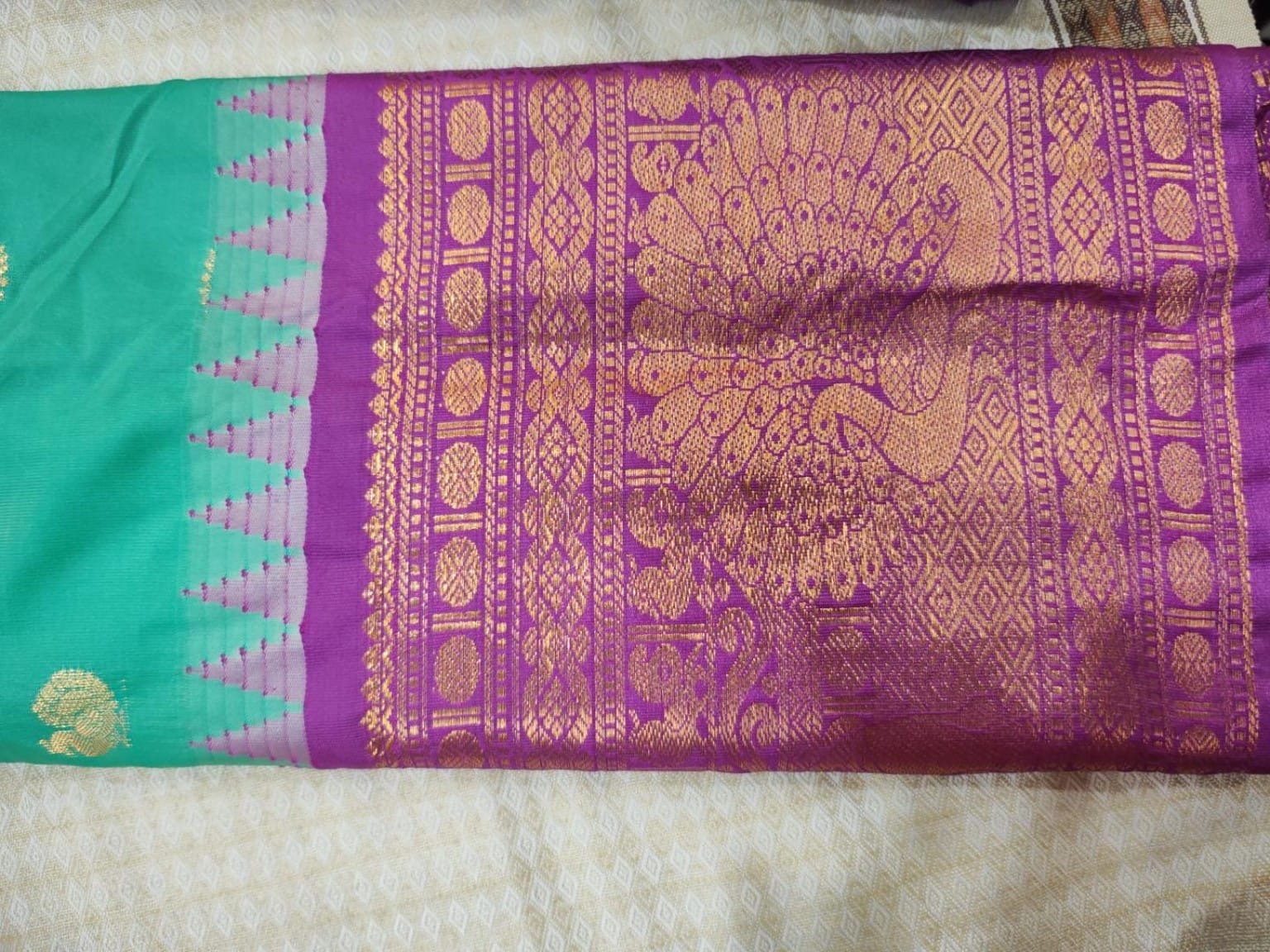 Royal Violet Saree